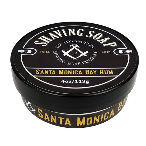Santa Monica Bay Rum Shaving Soap